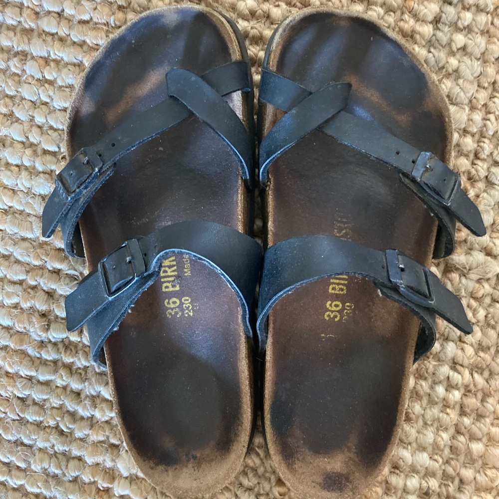 Birkenstock Mayari Black Oiled Leather 36/6